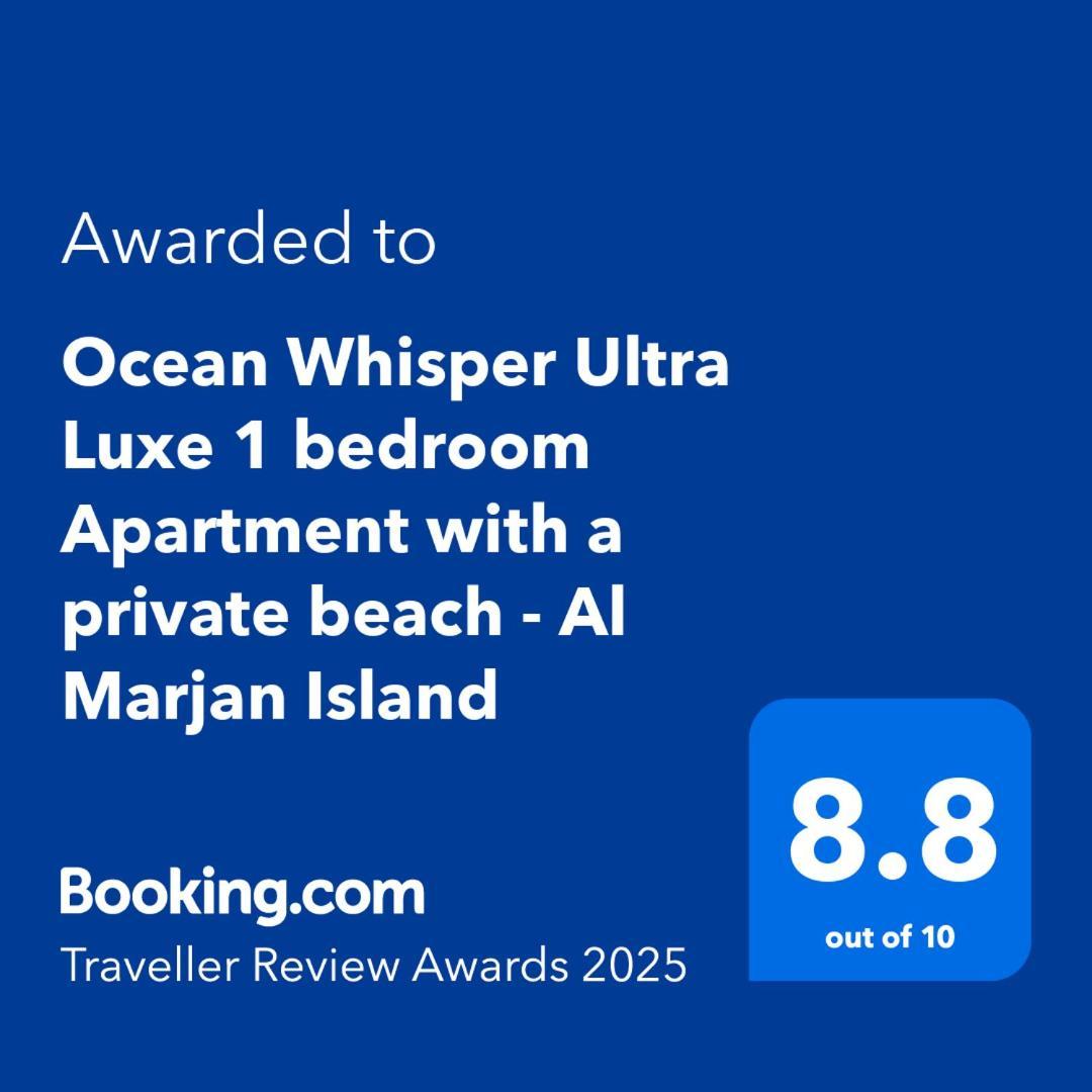 Ocean Whisper Ultra Luxe 1 Bedroom Apartment With A Private Beach - Al Marjan Island Ras al-Khaimah Exteriör bild
